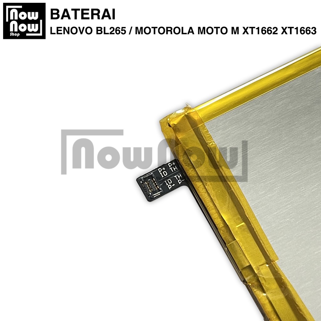 Baterai Motorola Moto M Lenovo BL265 BL 265 XT1662 XT1663 Original Batre Batrai Batere Battery HP