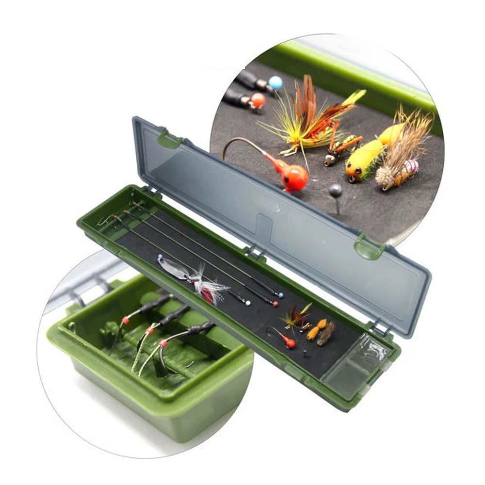 Agustinina Kotak Pancing Fishline Hair Rig Tahan Lama Fishing Tackle Box Aksesoris Pancing Lure Storage Box Umpan Wadah Umpan Case