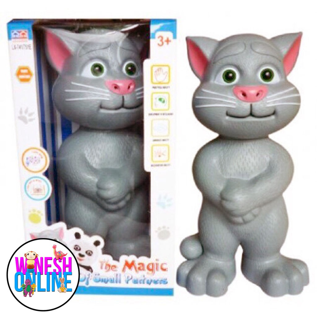 Mainan Edukasi Boneka Talking Tom Cat Tinggi 20cm / Talking Tom Cat