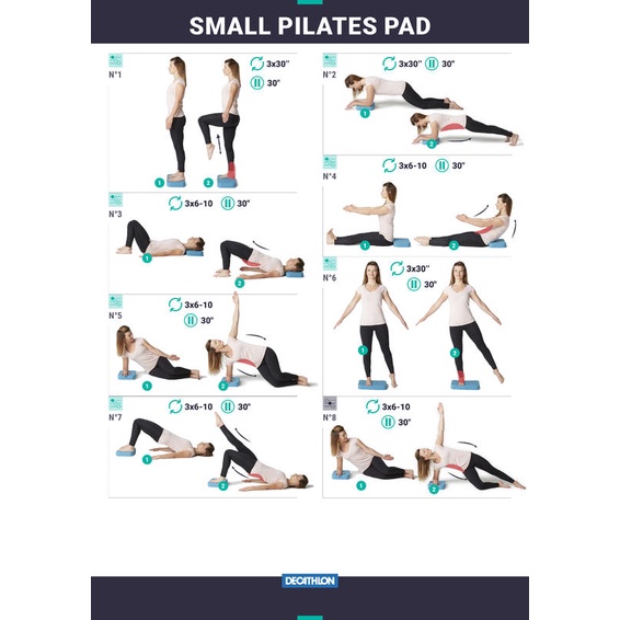 NYAMBA Bantalan Busa Pad Keseimbangan Tebal 6 cm Untuk Pilates