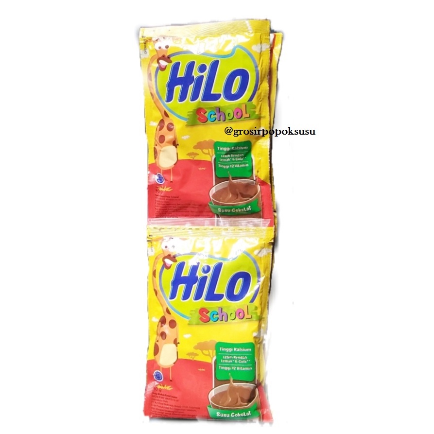 

Hilo School Coklat 1 Renceng (10 Sachet) 30gr/grosirpopoksusu