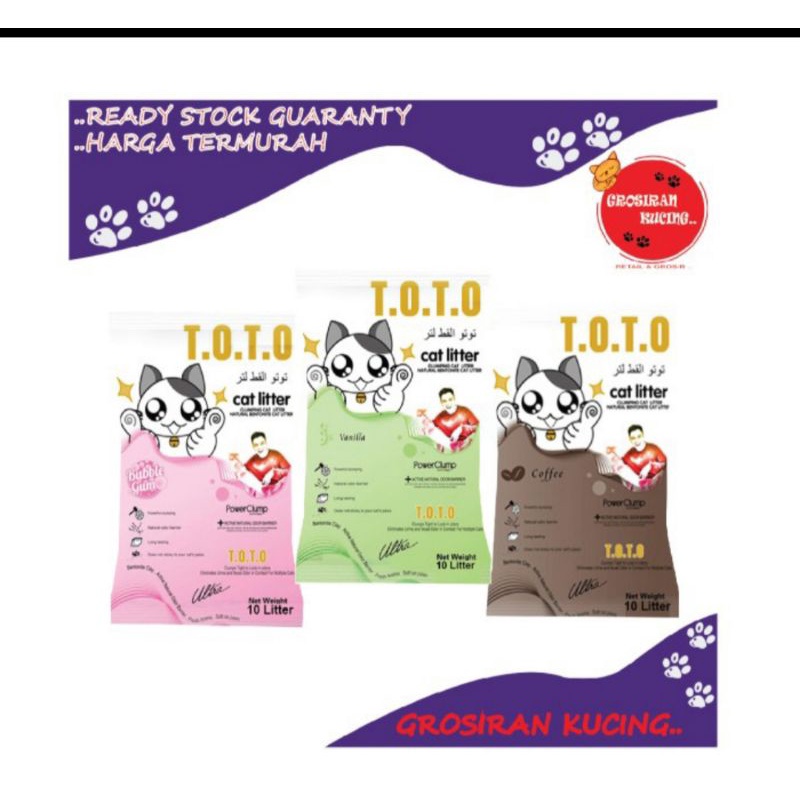Toto Pasir Kucing 10 liter