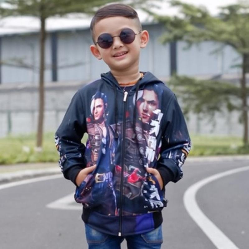 Jrif0R Ghajleng Jaket Ff Jaket Ff Anak Laki Laki Jaket Gaming Hoodie F Jaketanak/ Hoodie Gaming Fre
