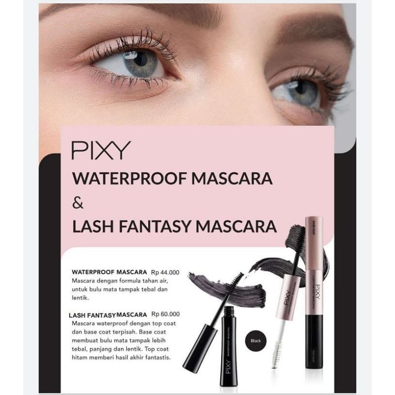 PIXY LASH FANTASI MASCARA / PIXY WATERPROOF MASCARA