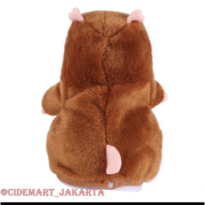 [COD] BONEKA ANAK HAMSTER BISA BICARA MAINAN HAMSTER / TALKING HAMSTER / BONEKA HAMSTER