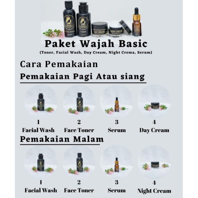 PAKET MQBeauty Brightening Series [free red jelly + cream jerawat] Skincare BPOM - MQ Beauty Krim Perawatan Wajah [Bayar Ditempat] [Asli] [Original] [Cod]-1