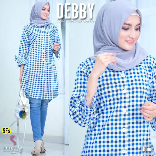 Tunik Debby #1 Original by Shofiya (ukuran standar dan jumbo)