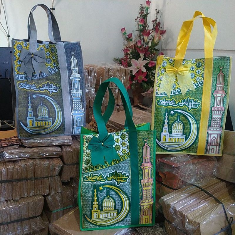 tas lebaran batik mewah besar tebal kwalitas super