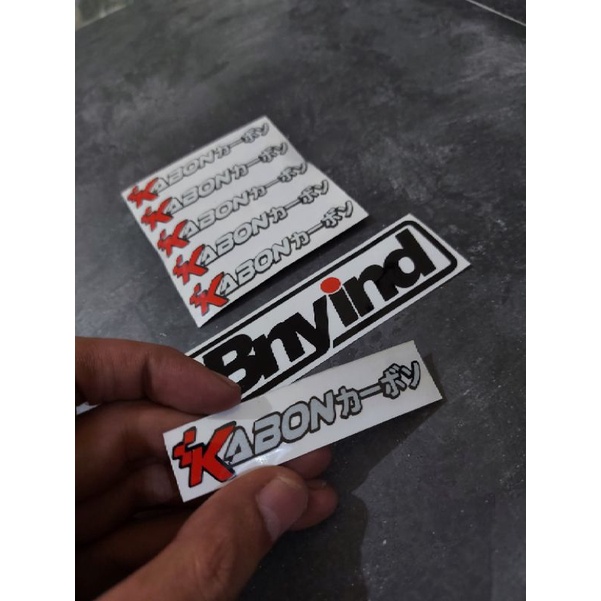 STICKER KABON CUTTING