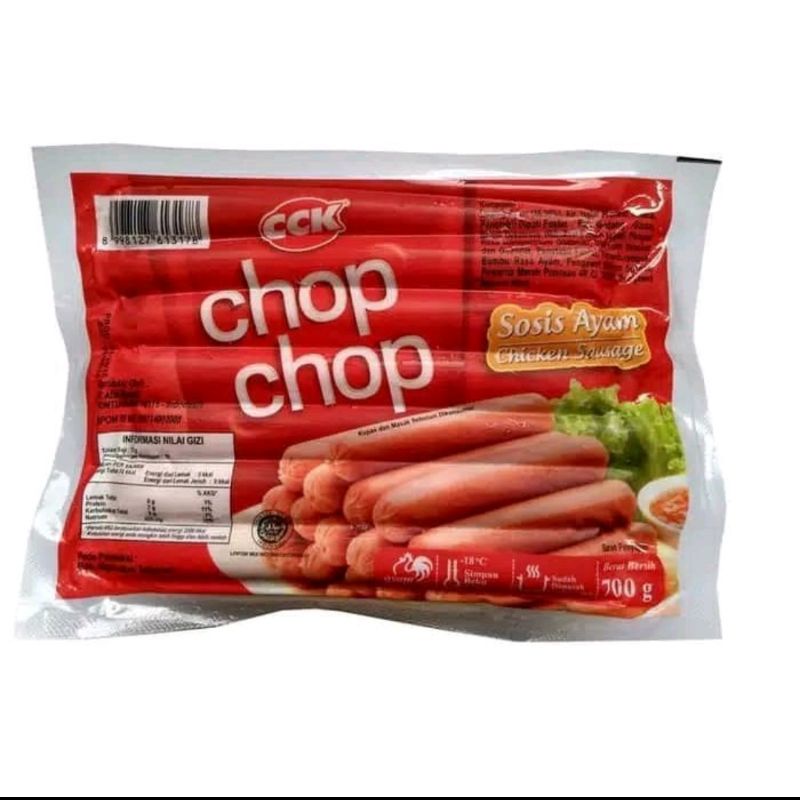 

Chop-Chop Sosis Ayam Isi [20pcs/700gr] - [30pcs/700gr]HALAL