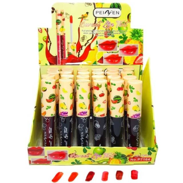 LIP TINT PEINFEN FRUIT SWEET HARGA 6 PCS