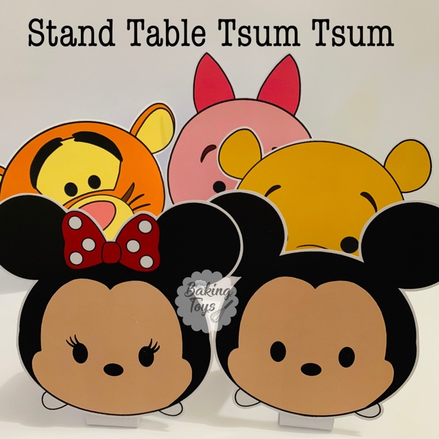 Tsum Tsum Stand Table / Dessert Table / Hiasan Meja Ultah / Birthday Party