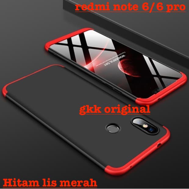 Xiaomi redmi note 6 pro Case 360 GKK original super protect