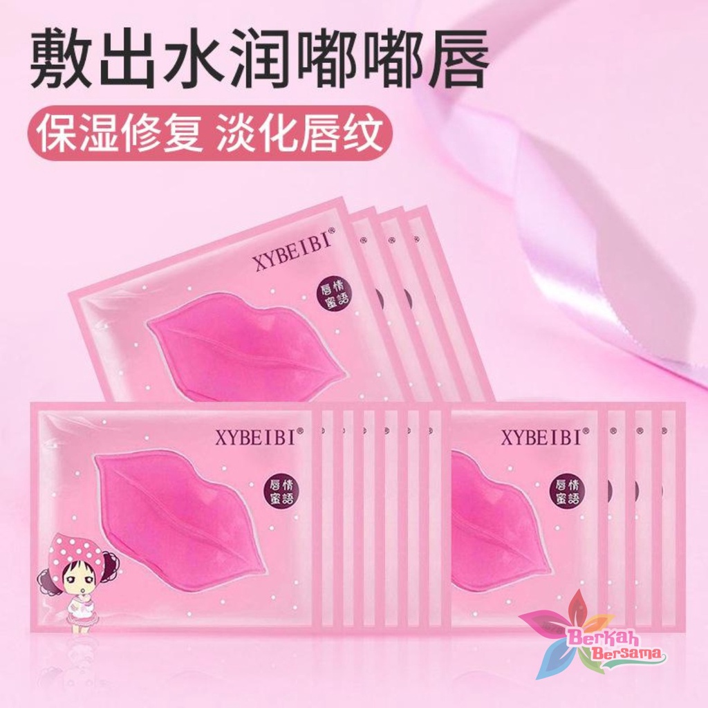 RT41 MASKER BIBIR LIP MASK LIPMASK PELEMBAB BIBIR ANTI KERING PINK COLLAGEN MOISTURIZING MOIST BB6052