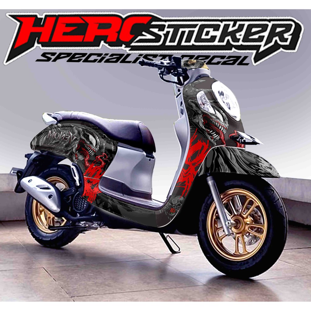 DECAL STICKER SCOOPY 2021 VENOM NEW FULL BODY