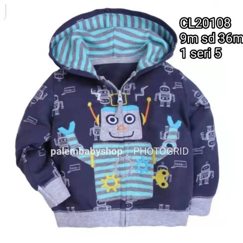 Catell Love Jaket Mantel Bayi Anak Boy&amp;Girl Usia 9M-3T