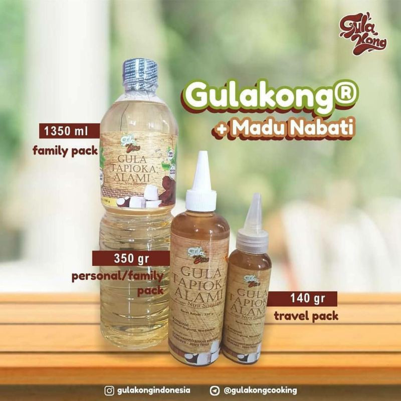 

GULAKONG 2750GRAM GULA SINGKONG ALAMI GLUTEN FREE