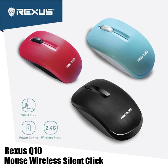 Rexus Q10 Mouse Wireless Office Silent Click