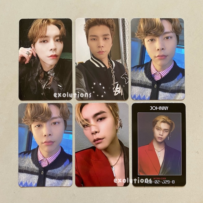 NCT Johnny Official Photocard PC [BACA DESC‼️] Regulate Neo Zone Kihno Arrival Access Departure