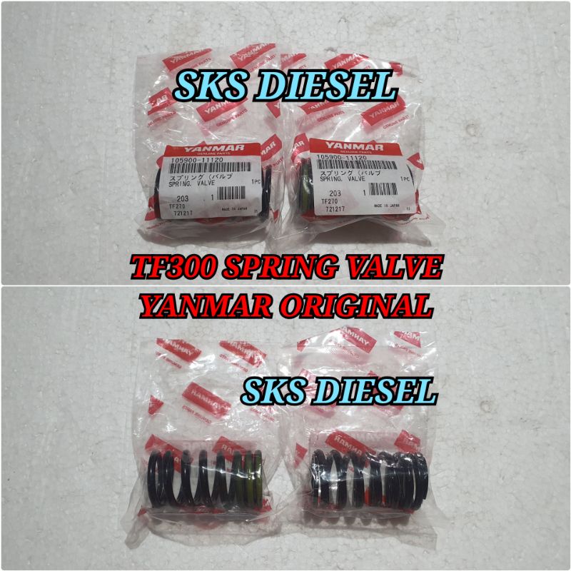 TF300 TF-300 Valve Spring Per Klep Mesin Diesel Yanmar Original