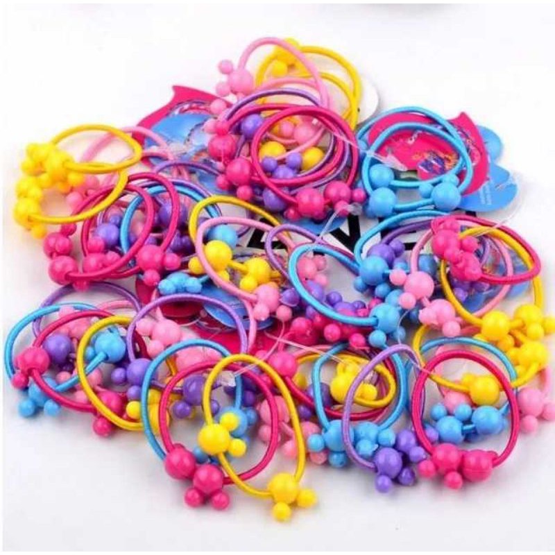 Karet Rambut Mini Anak BATITA Baby / Karet Rambut Kecil Motif Lucu isi (5 PCS)