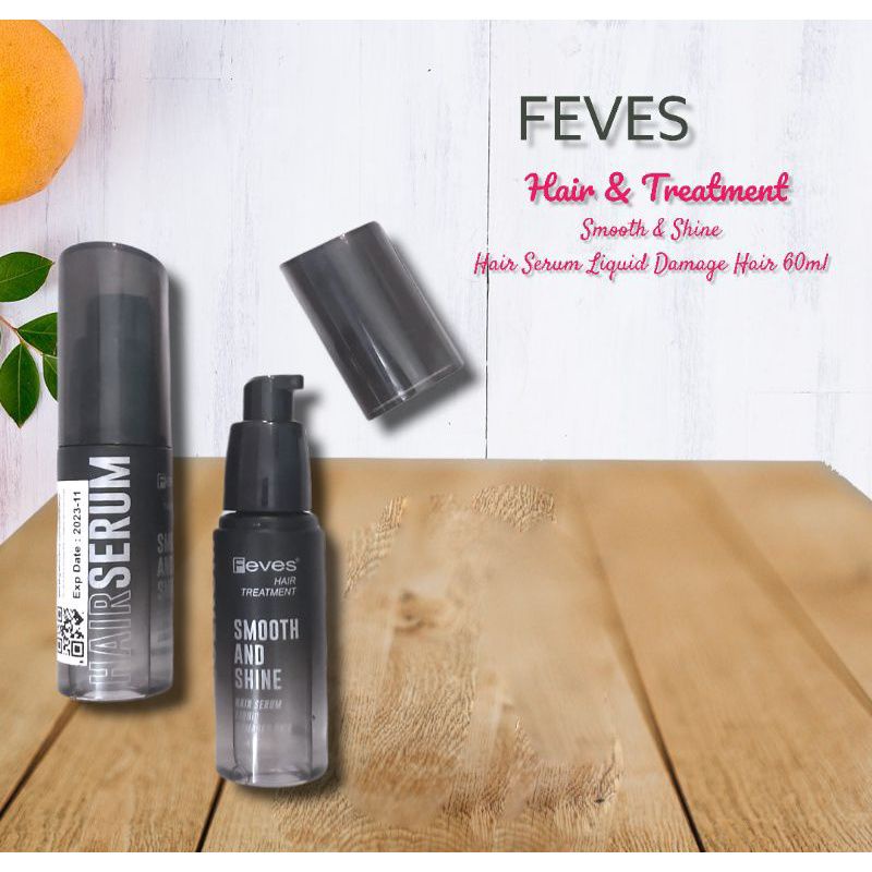feves hair serum damage hair smooth and shine