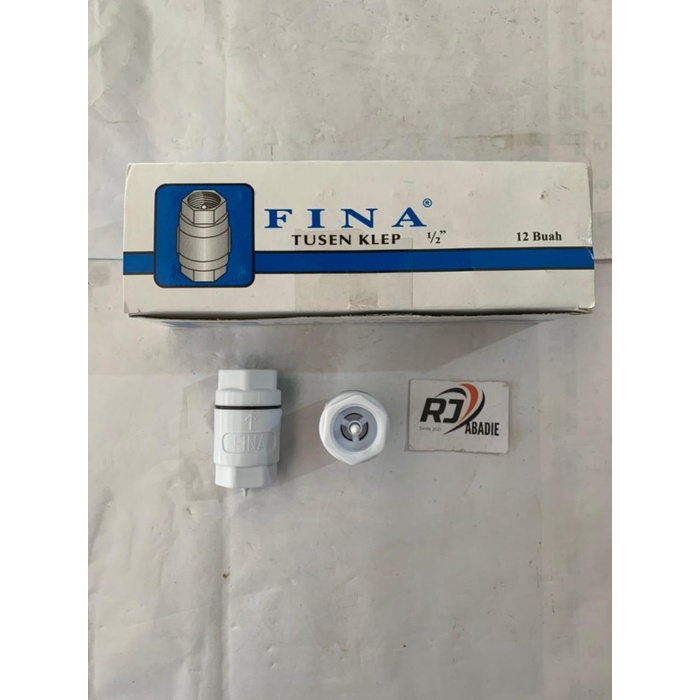 Tusen Toosen Klep PVC Plastik Fina 1/2&quot; 3/4&quot;