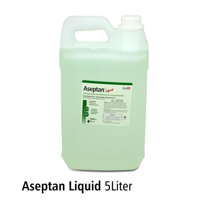 Aseptan Liquid Refill Hand Sanitizer 5 liter OJ