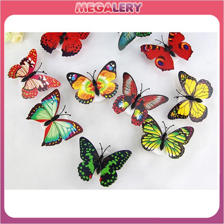 LED Kupu Kupu / LED Dekorasi / Lampu Kupu Led Berubah 7 Warna / LED Butterfly