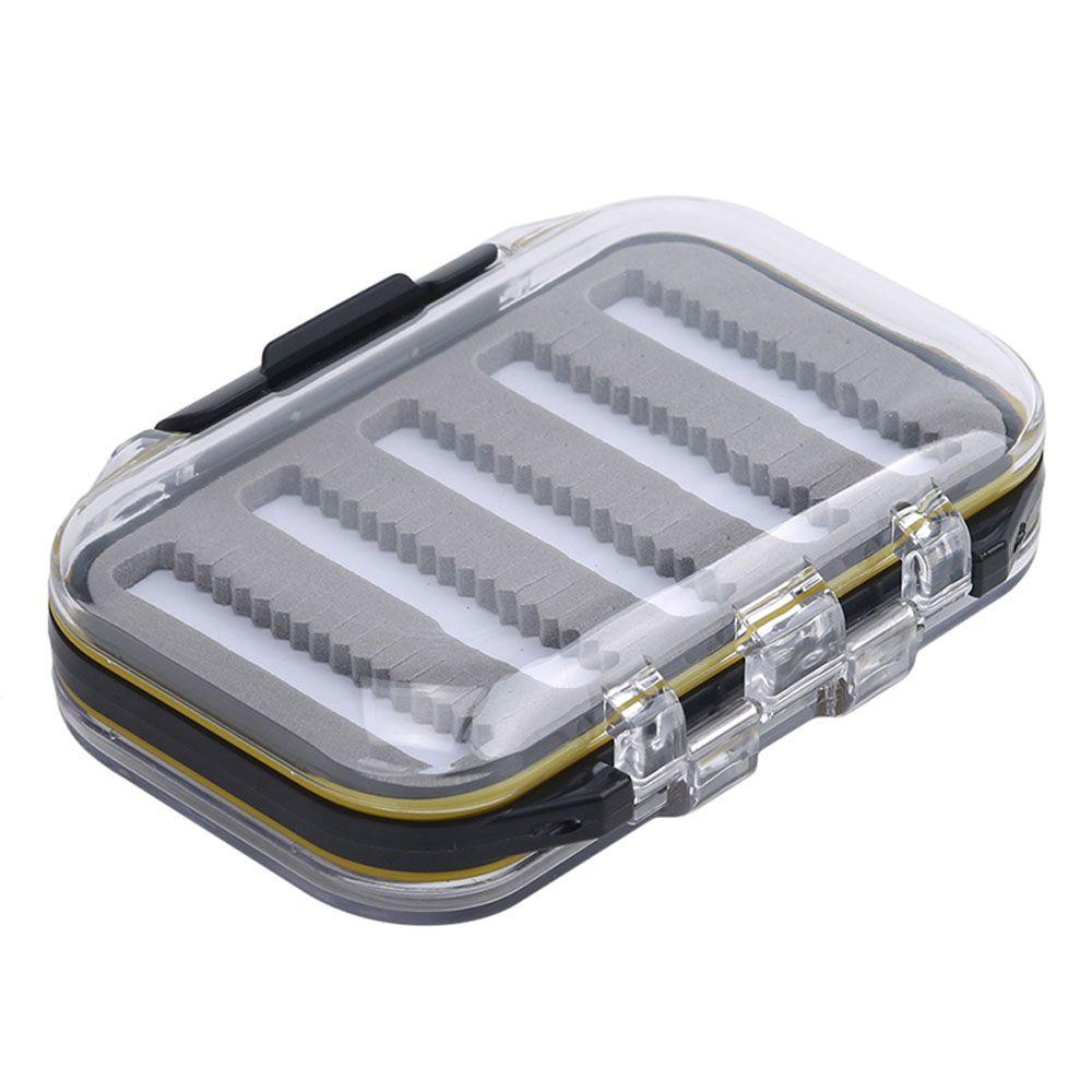 Augustina Kotak Pancing Tahan Air Dua Sisi Fishing Tackle Box Sendok Kait Umpan Case Aksesoris Pancing Fly Lures Box Bait Case