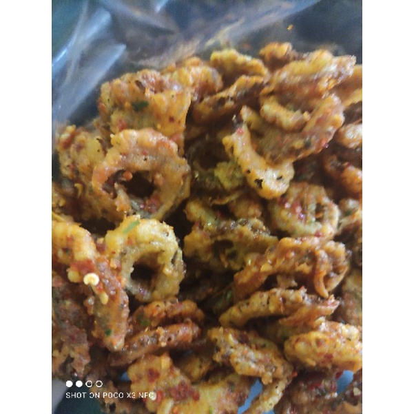 

Keripik Pare original, pedas, extra pedas 1kg