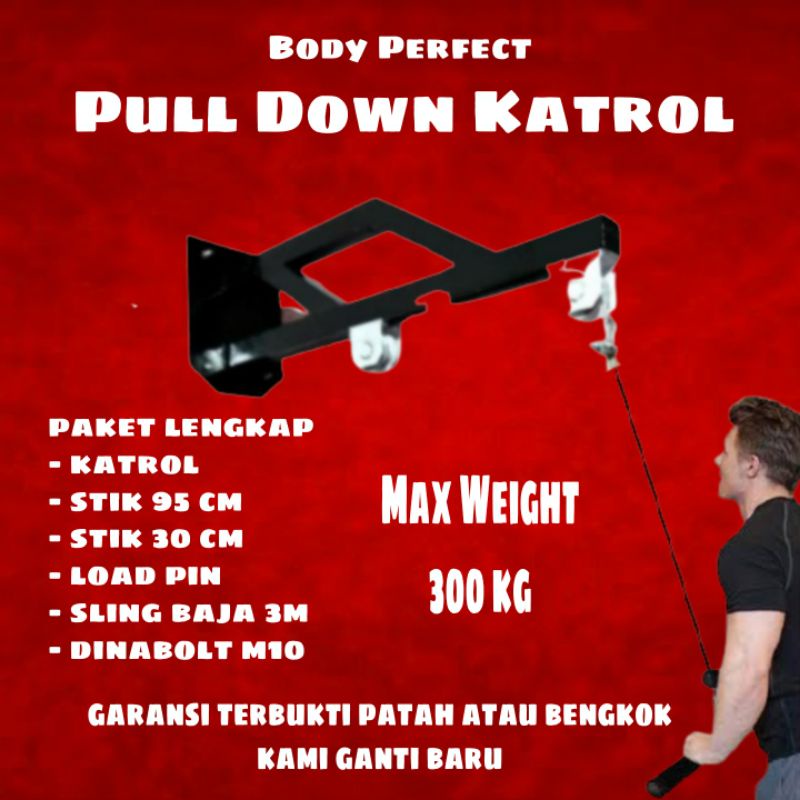 Pull Down Katrol Untuk Melatih Otot Sayap