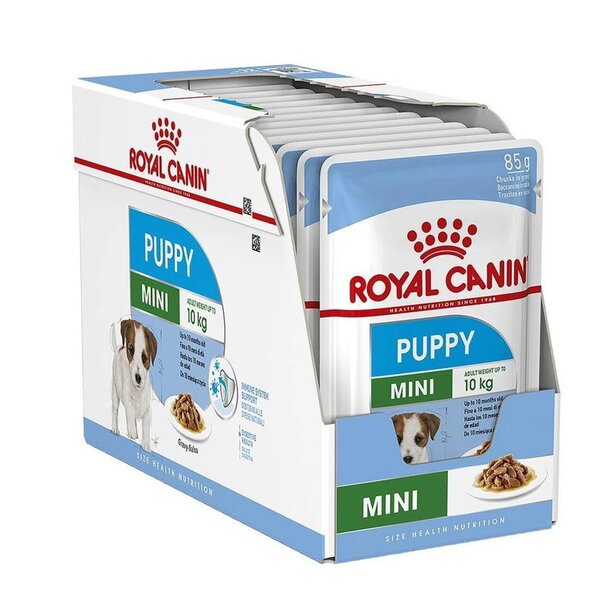 Royal Canin Mini Puppy Pouch 85gr 85 gr gram Makanan Anak Anjing Basah