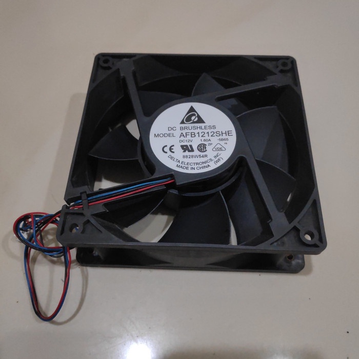 kipas dc 12x12 12v 1.6a fan dc 12cm 12v high speed ball bearing