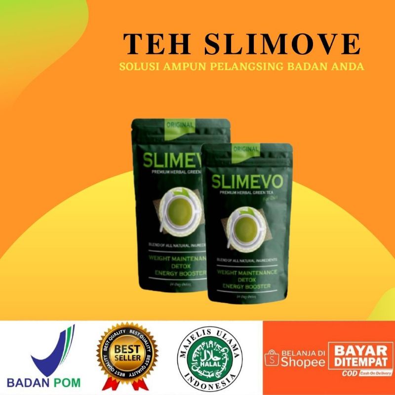 

[TERLARIS] Slimevo Isi 10 Pouch | Penurun Berat Badan | Teh Pelangsing Badan | Penghancur Lemak