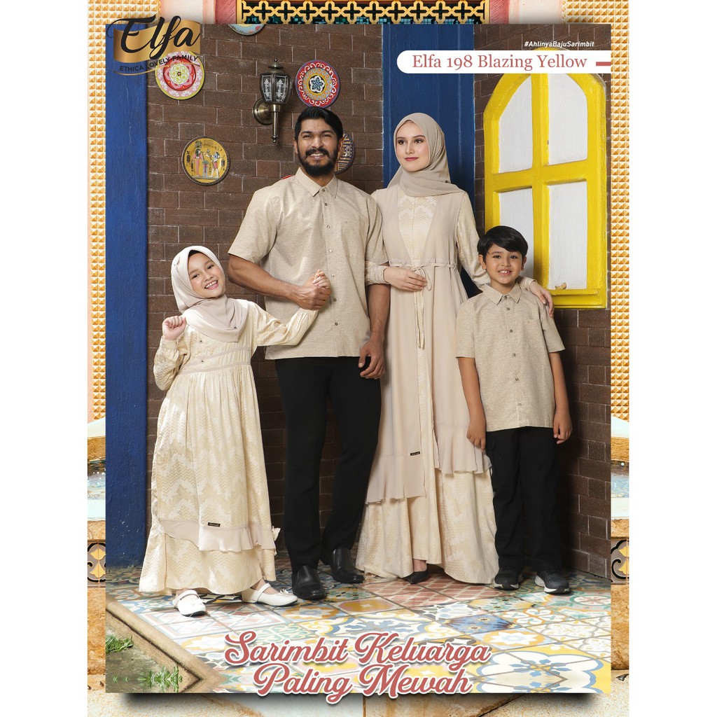 GAMIS SARIMBIT TERBARU ELFA 198 BLAZING YELLOW KAGUMI174 KAGUMI KIDS  67 KAHFI 135 KAHFI KIDS 103
