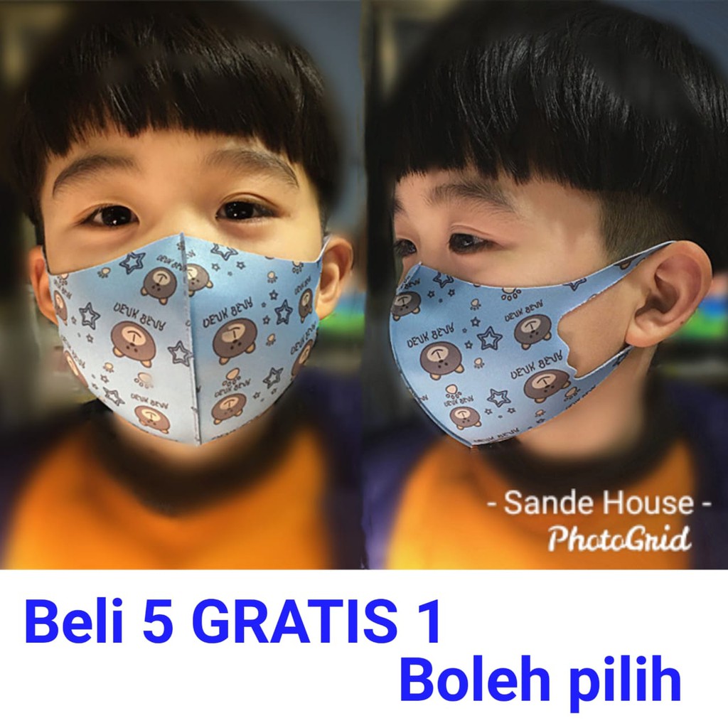 Masker kain anak anak masker anak anak Masker Kain Earloop Masker kain anak anak masker anak anak Masker Kain Earloop