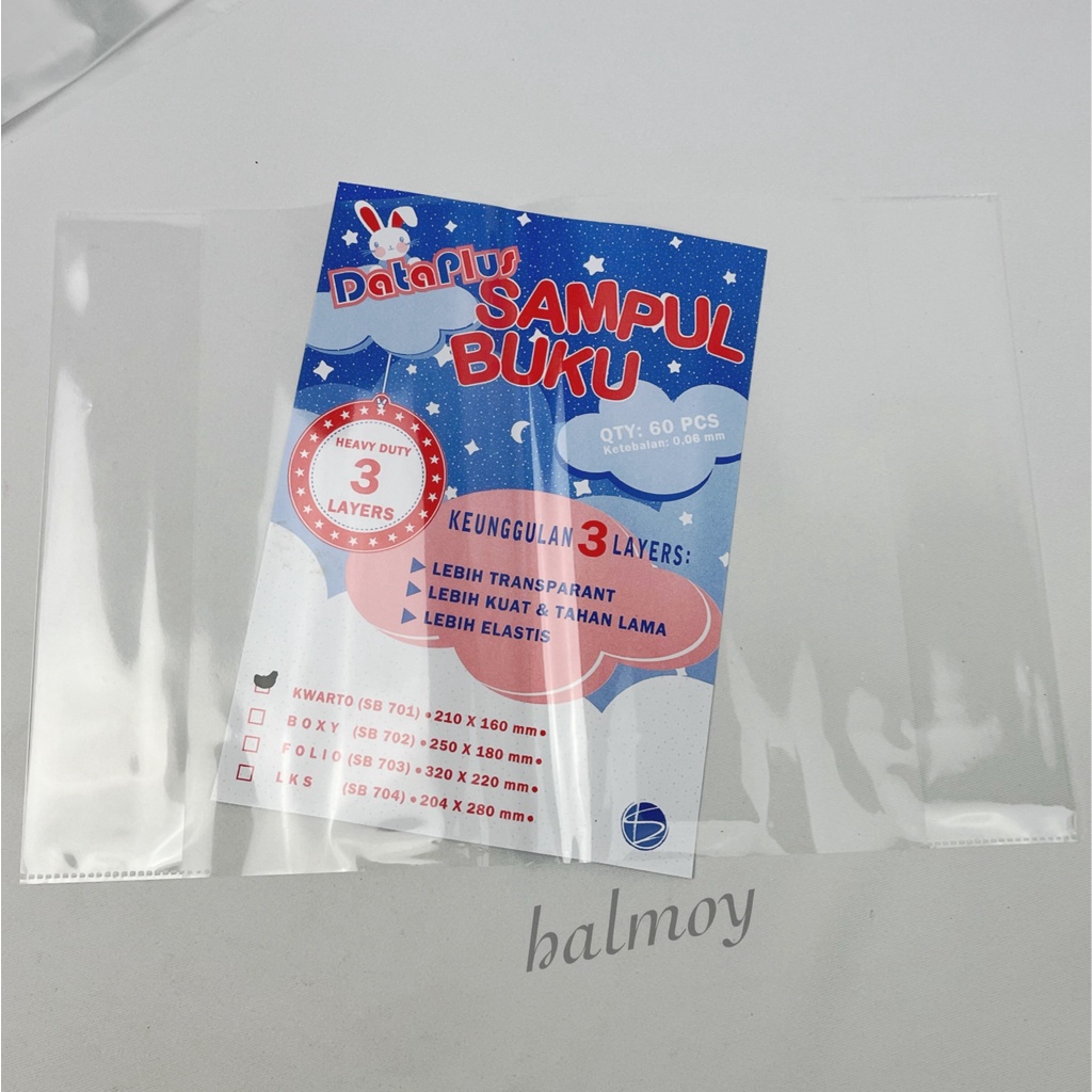 

SAMPUL BUKU PLASTIK UK. KWARTO ( 60 PCS )