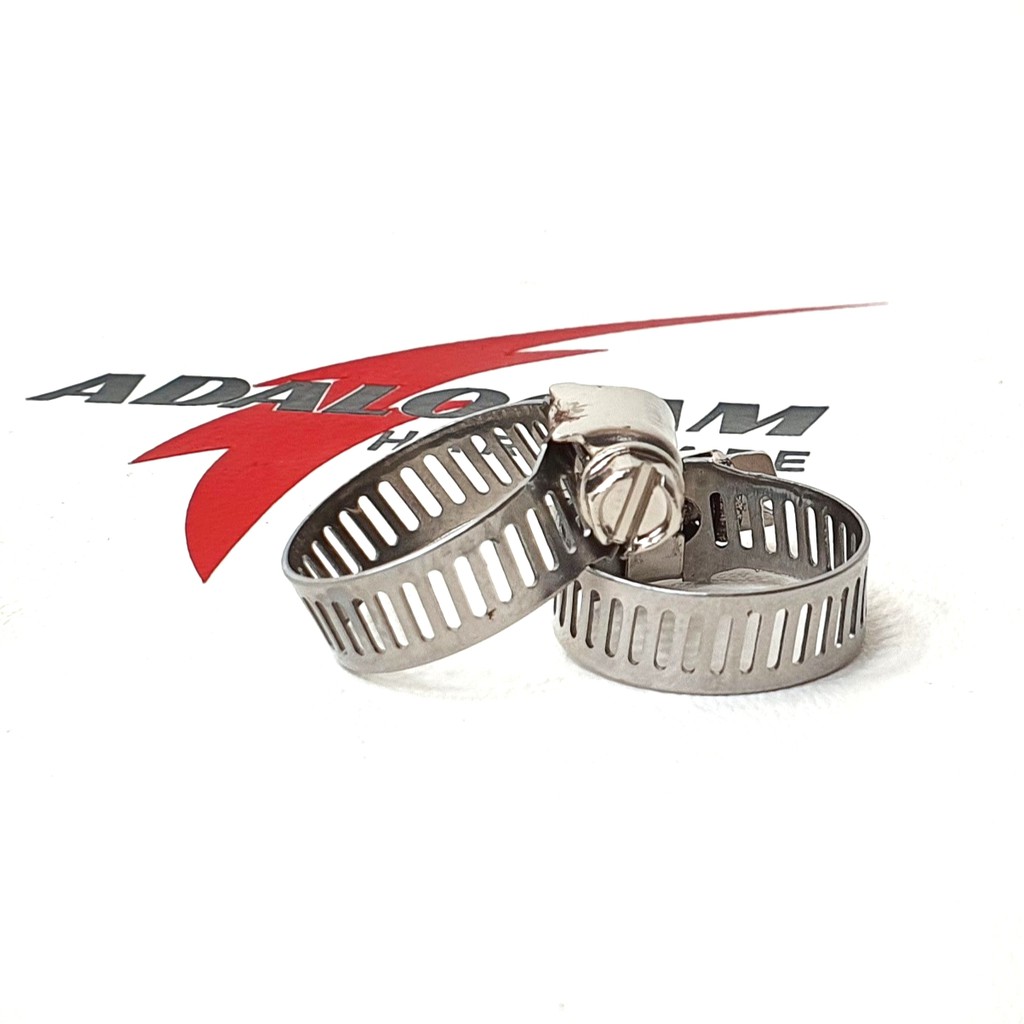 Klem Selang 1/2 - 3 Inch Hose Clamp Stainless Steel Taiwan