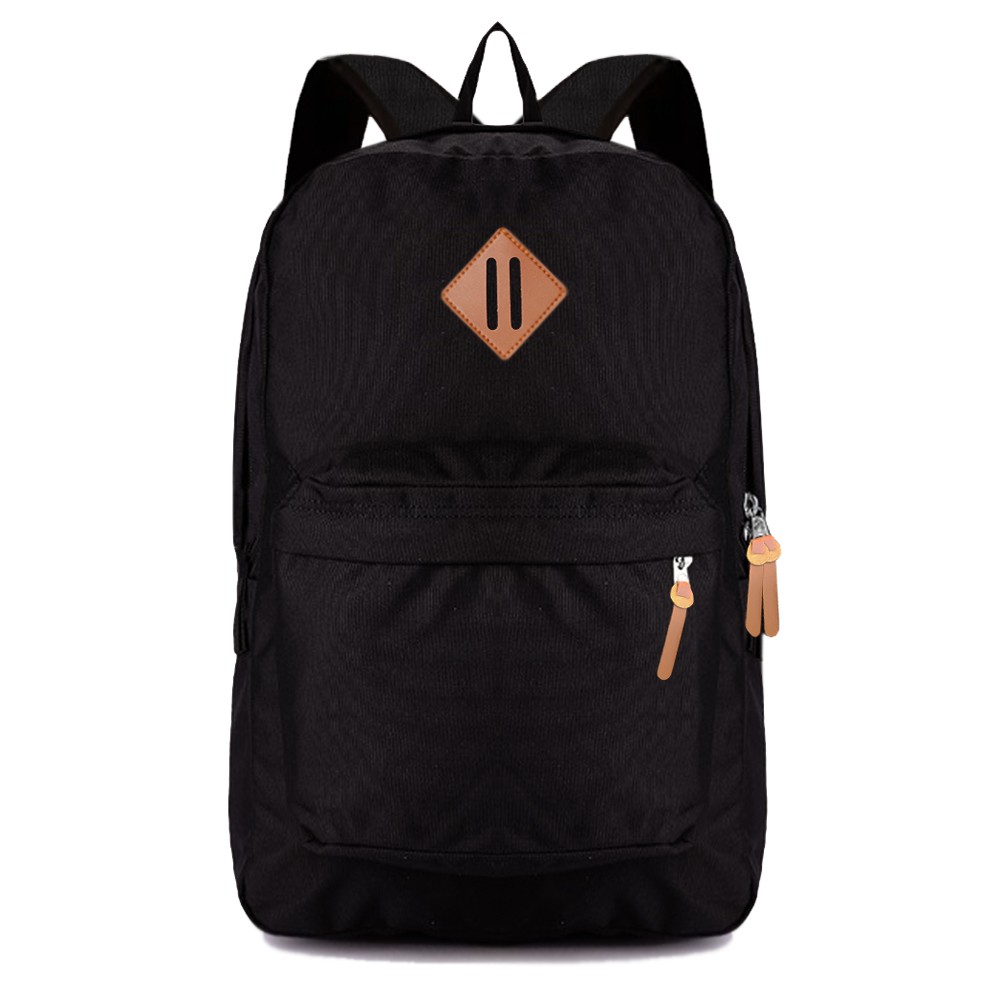 SHOPEE 7.7 BOMBASTIS SALE!! Backpack Pria Wanita PMP20354 Tas Ransel Laptop Tas Pria Wanita 16 Inchi - Black