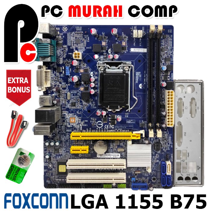 MAINBOARD INTEL LGA 1155 B75 FOXCONN  ONBOARD