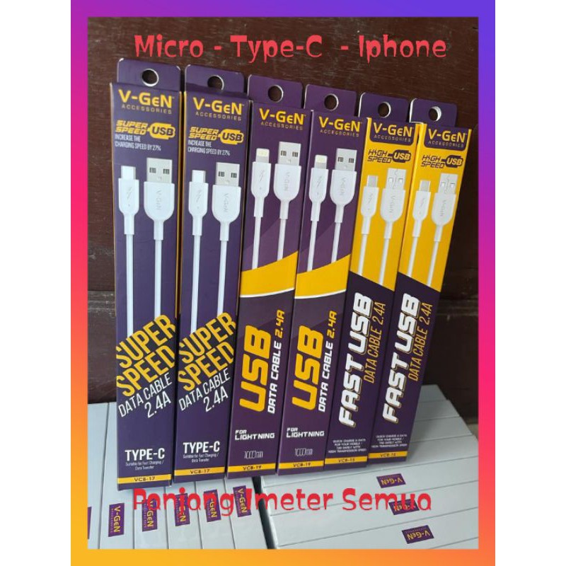 Kabel Data V-GEN Micro - TypeC - Lighting