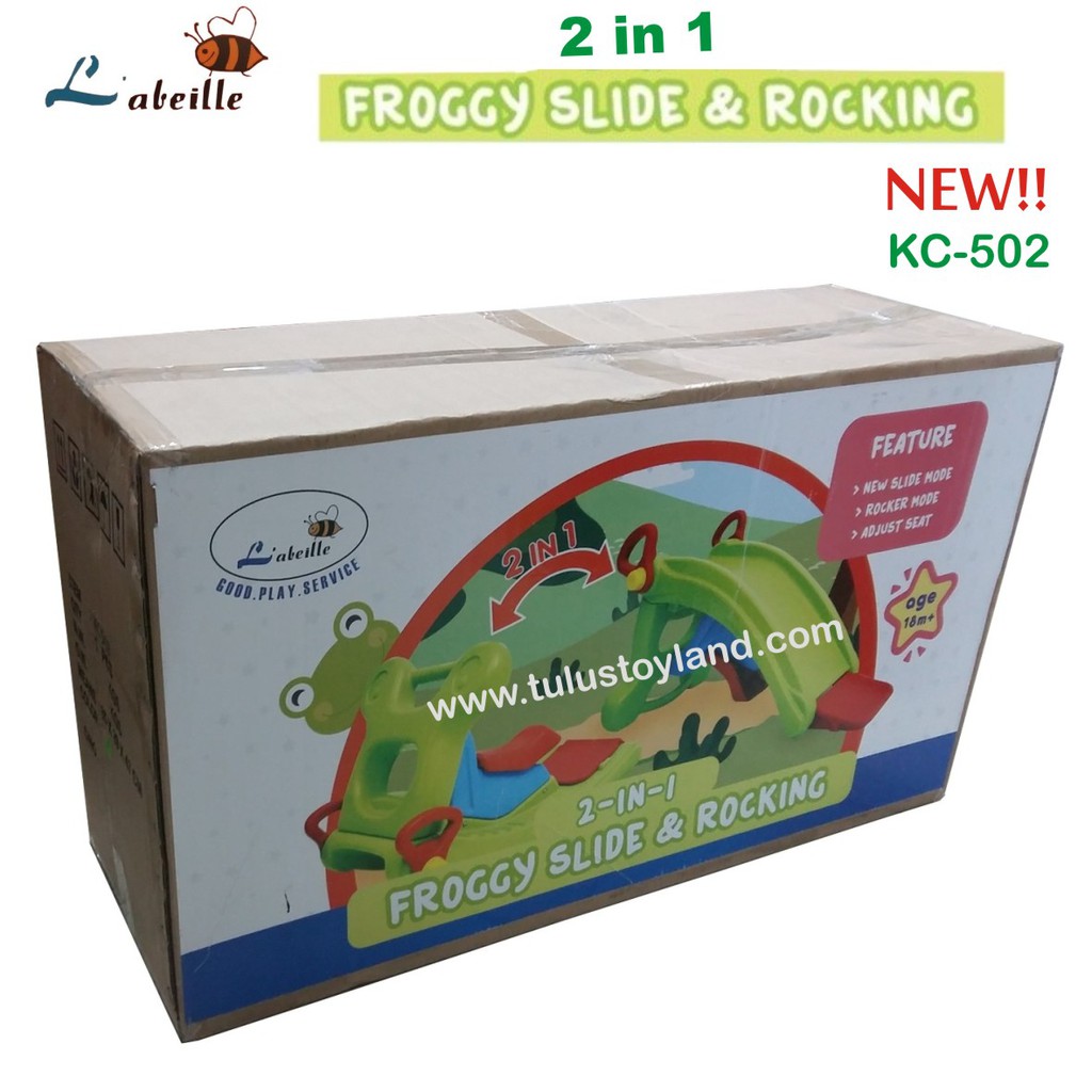 Perosotan Labeille NEW Froggy 2 in 1 Slide to Rocker Kuda Kudaan