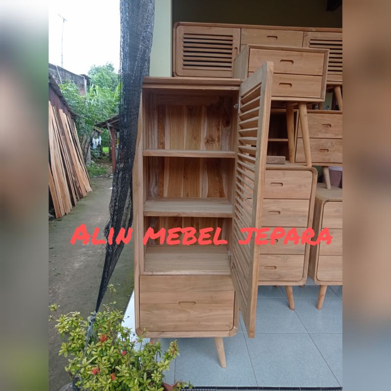 ALMARI RETRO KECIL , AlMARI PAKAIAN, ALMARI BUKU , ALMARI MINIMALIS