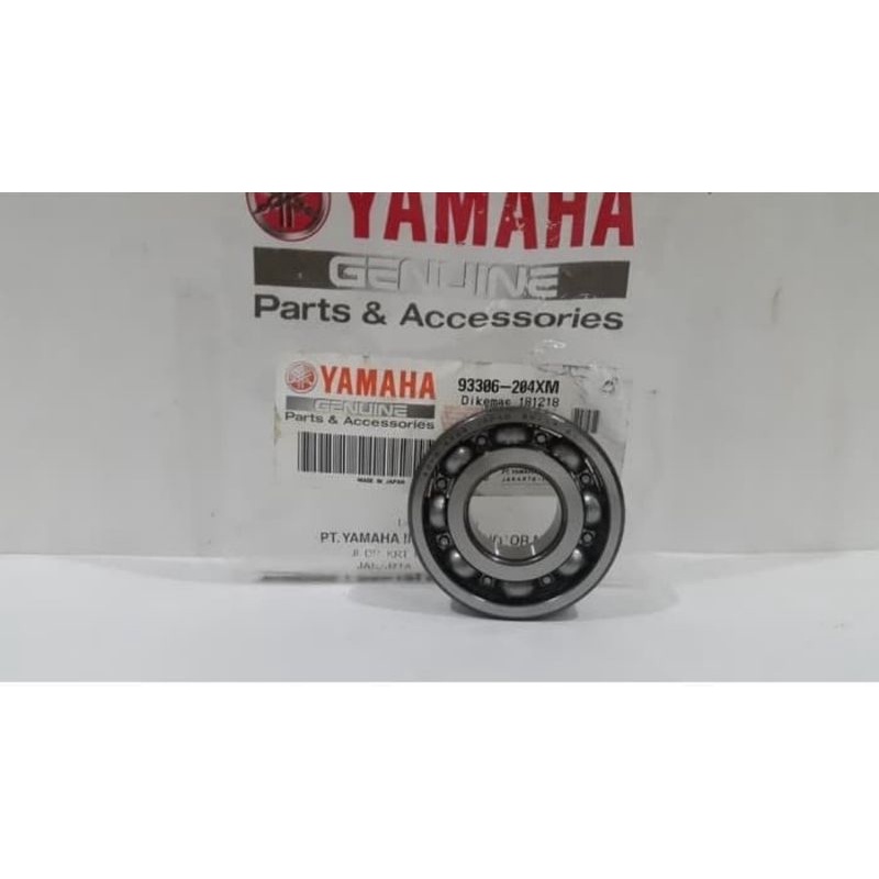 BEARING LAHER AS PULLY PULI 6204 MIO M3 S Z FINO 125 ASLI ORI YAMAHA 93306 204XM