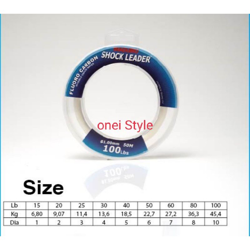 Senar  Flurocarbon, Maguro Shock Leader Fluorocarbon