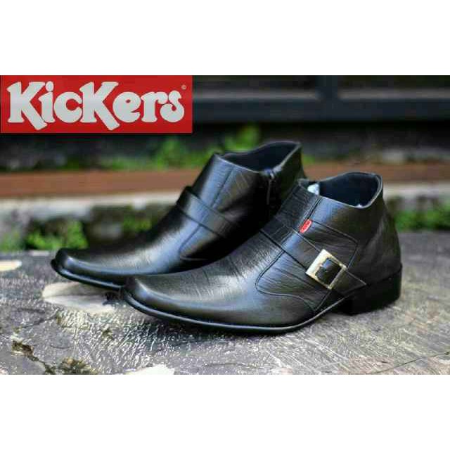 sepatu formal pantofel tali pria cowok resmi shoes keren bagus hitam fuerte black ukuran 44 45 gf b