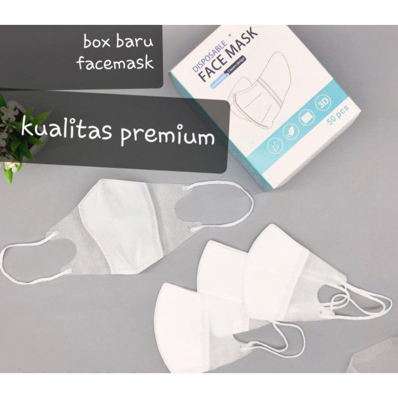 BOX ISI 50 Masker Duckbill 3ply earloop disposable facemask Duck Bill IMPORT | FD-1 DUCKBILL DEWASA