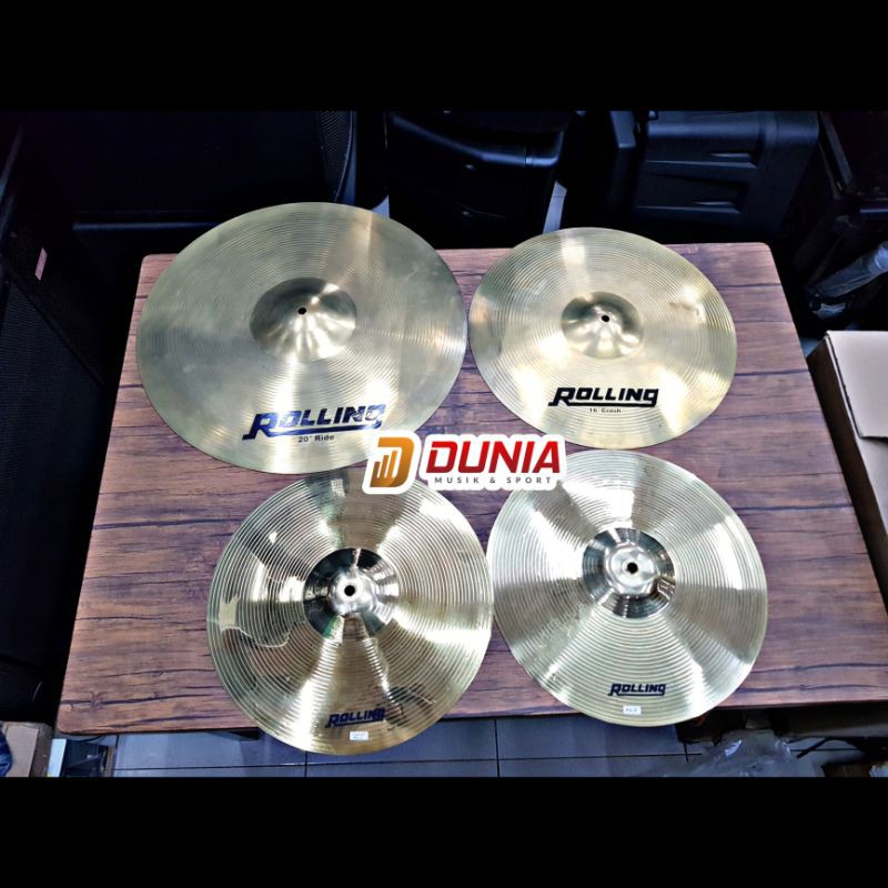 Cymbal Set Rolling / Cymbal Set Murah / Cymbal 20" 16" 14"