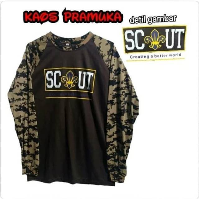 Kaos SCOUT Pramuka / Kaos Pramuka / Kaos PDL Pramuka